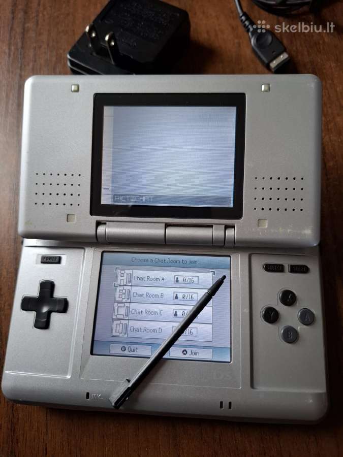 Original Nintendo DS Silver - nuotraukos Nr. 3