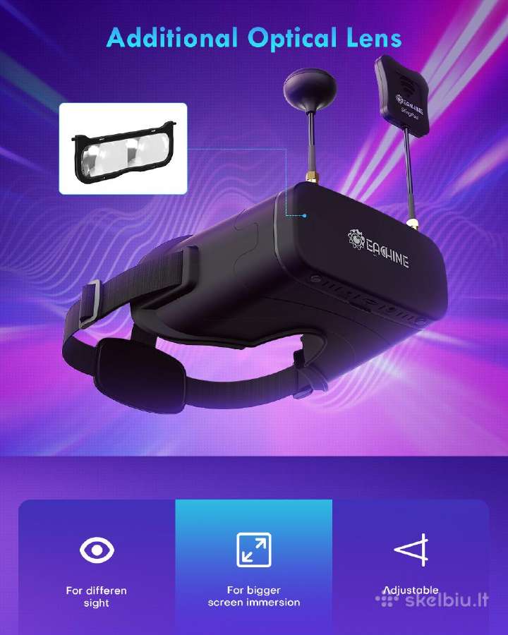 Nauji fpv akiniai Eachine Ev800dm - nuotraukos Nr. 6