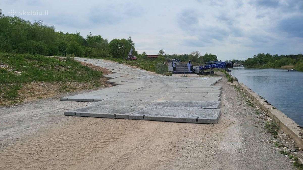 Kelio plokštės, pamatų blokai, kolonos, rygeliai
