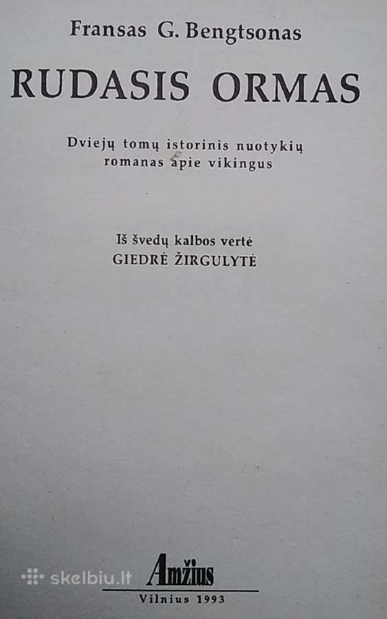 Rudasis ormas - nuotraukos Nr. 2