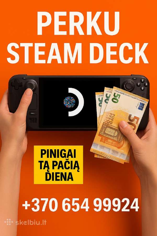 Perku Steam Deck Vilnius +370 654 999 24