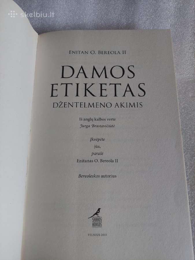 Damos etiketas džentelmeno akimis - nuotraukos Nr. 2