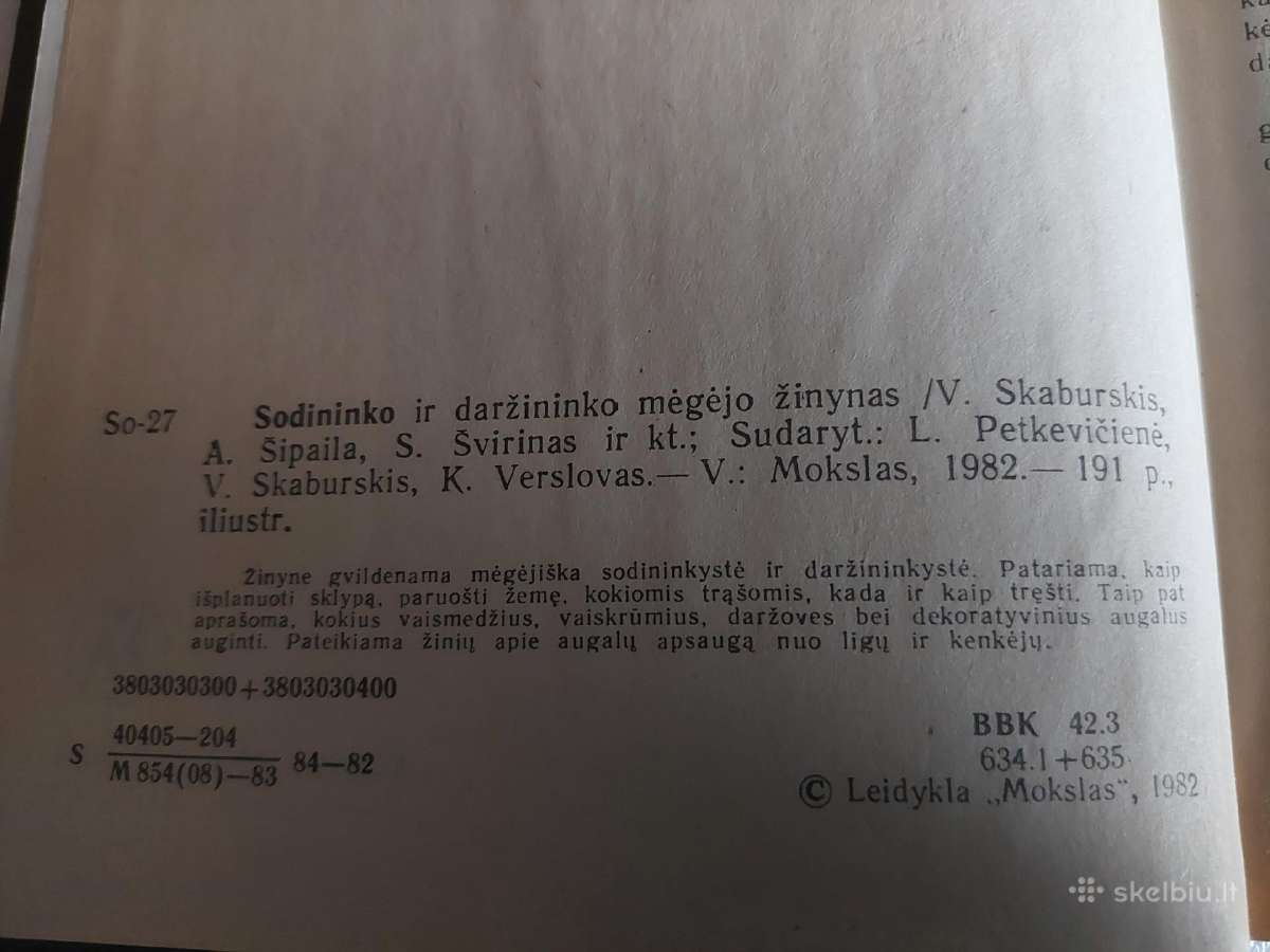 Sodininko ir daržininko mėgėjo žinynas - nuotraukos Nr. 3