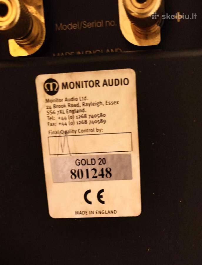 Monitor audio gold 20 - nuotraukos Nr. 2