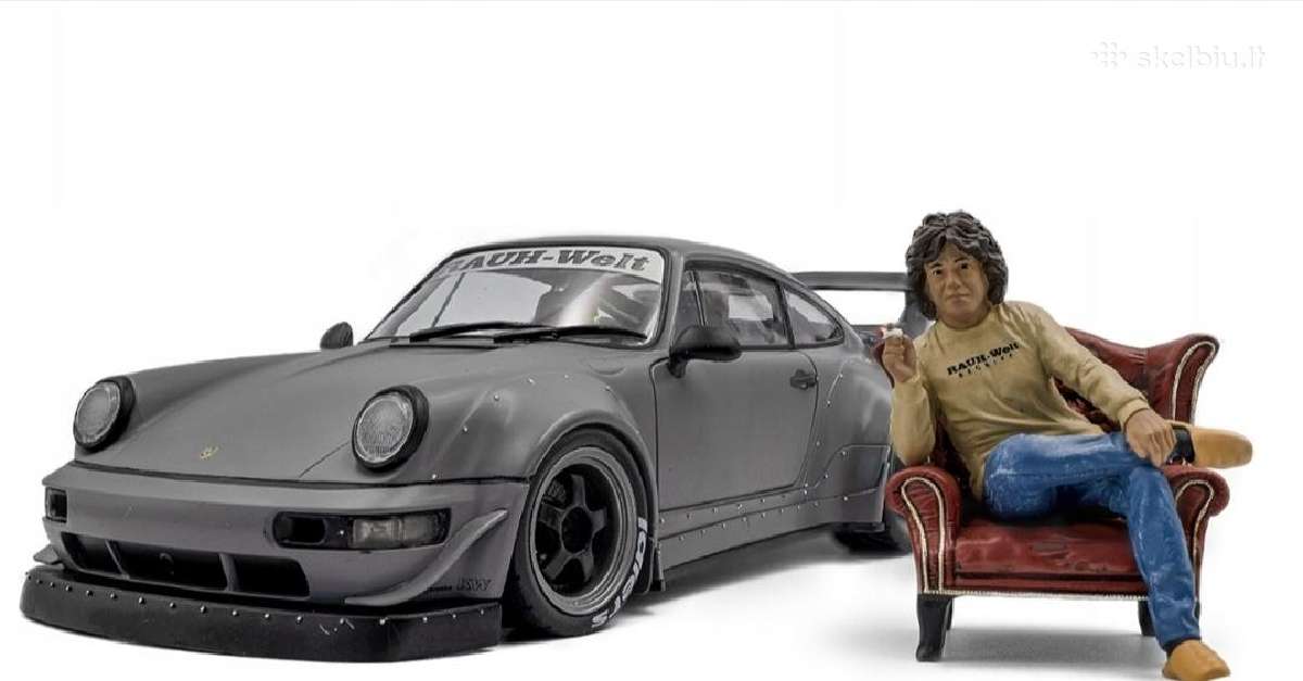 Porsche 911 964 Rwb + figurele Akira Nakai - nuotraukos Nr. 3