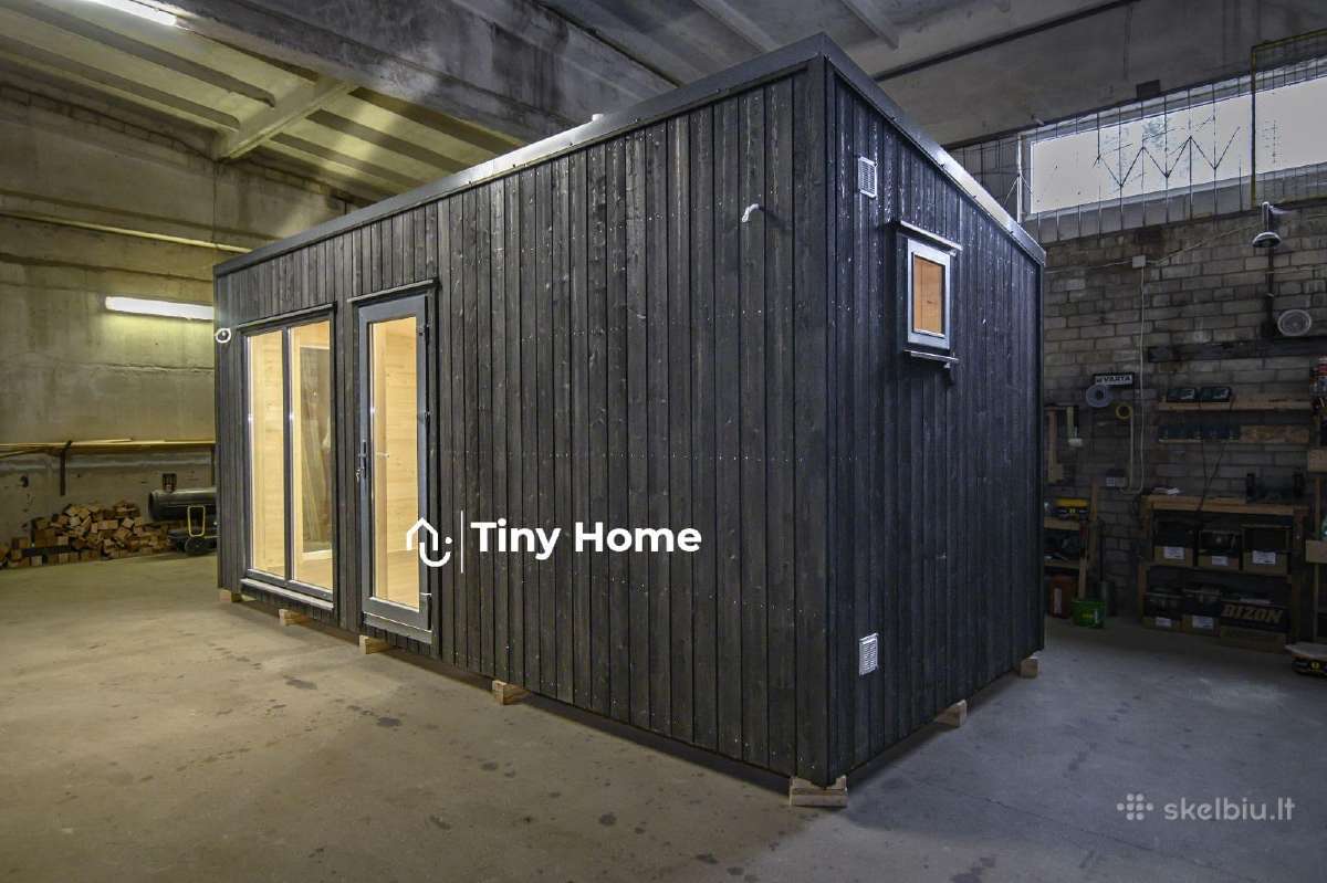 Karkasinė pirtis 15m2 2.5x6m mobili sauna - nuotraukos Nr. 5