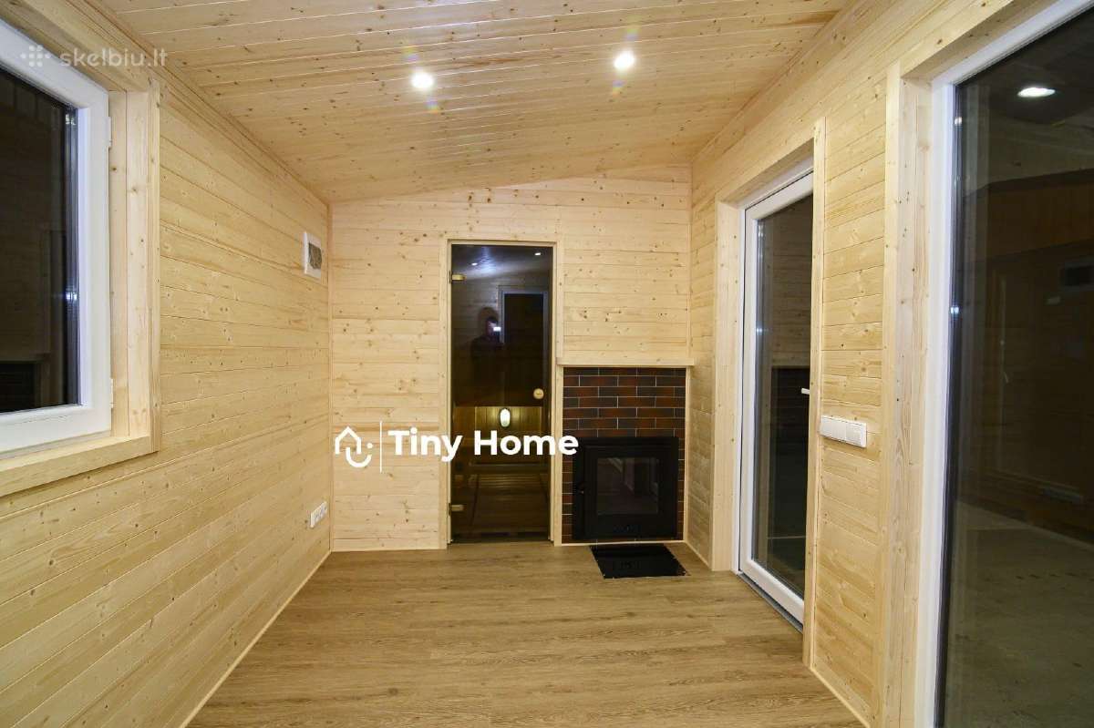 Karkasinė pirtis 15m2 2.5x6m mobili sauna - nuotraukos Nr. 6