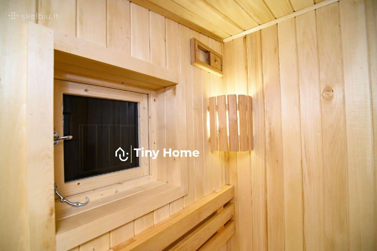 Karkasinė pirtis 15m2 2.5x6m mobili sauna - nuotraukos Nr. 9