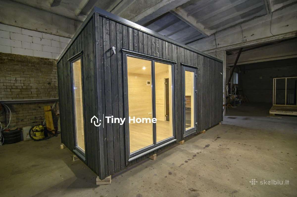 Karkasinė pirtis 15m2 2.5x6m mobili sauna - nuotraukos Nr. 3