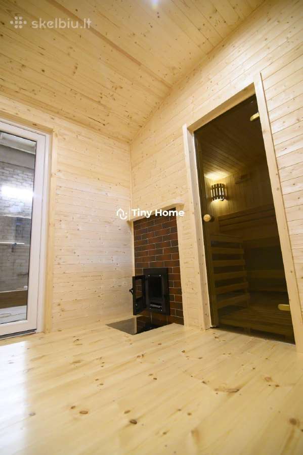 Karkasinė pirtis 13.5m2 4.5x3m kompaktiska pirtis - nuotraukos Nr. 8