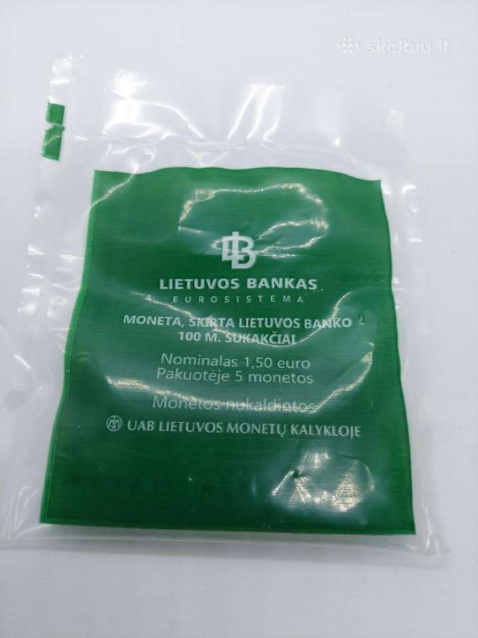 Lb 100 metų 1,5 eur maišelis - nuotraukos Nr. 3