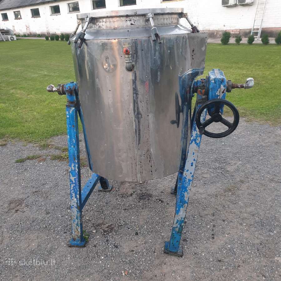 Nerūdyjančio plieno talpa, reaktorius, virimo