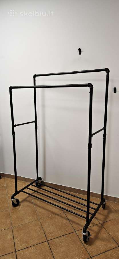 Sonmics dviguba drabužių kabykla
