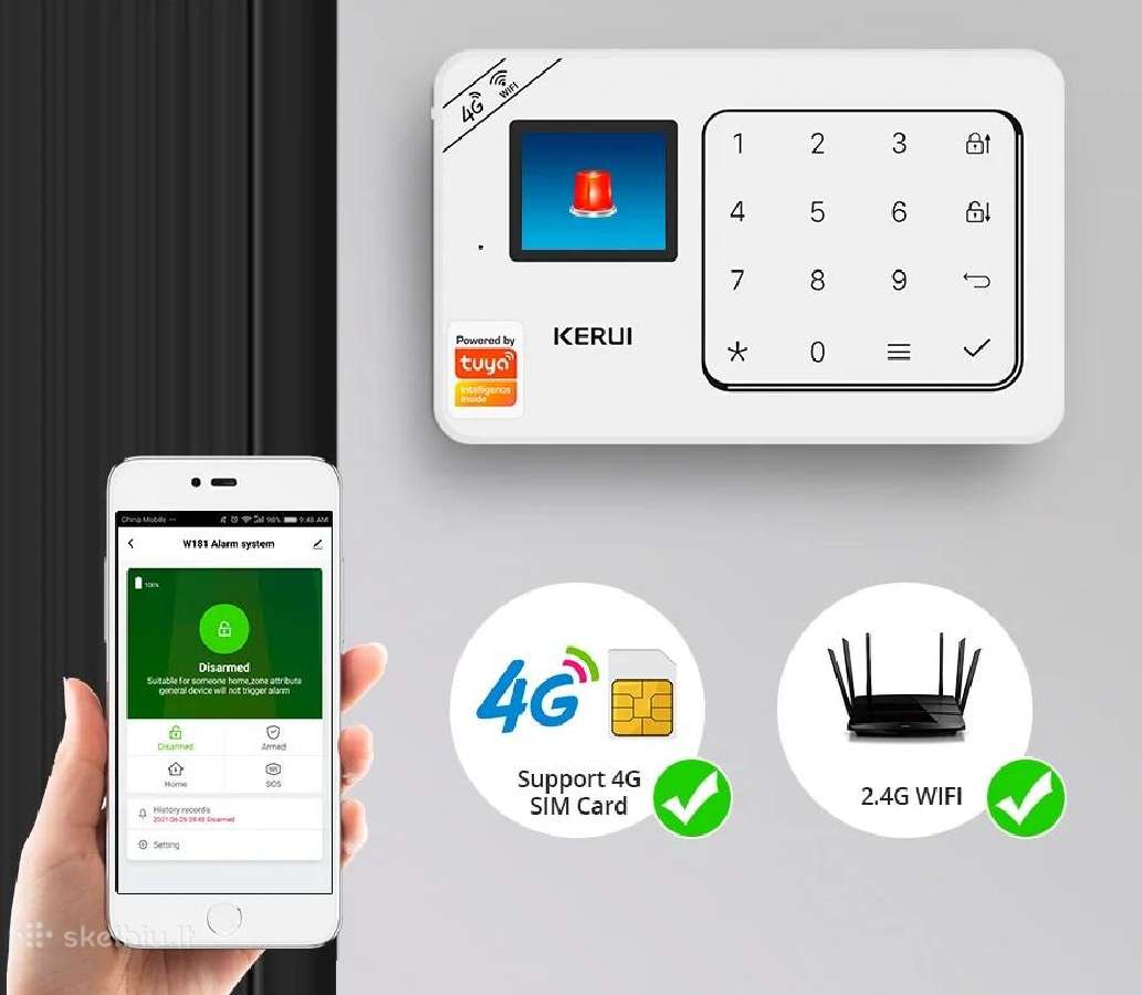 Beviele gsm signalizacija su WiFi garažui, sodui - nuotraukos Nr. 2