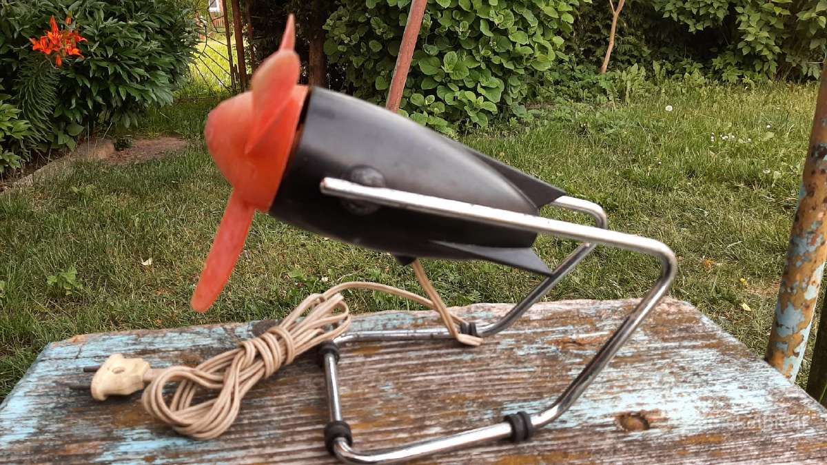 Antikvarinis mid century ventiliatorius bakelitas - nuotraukos Nr. 2