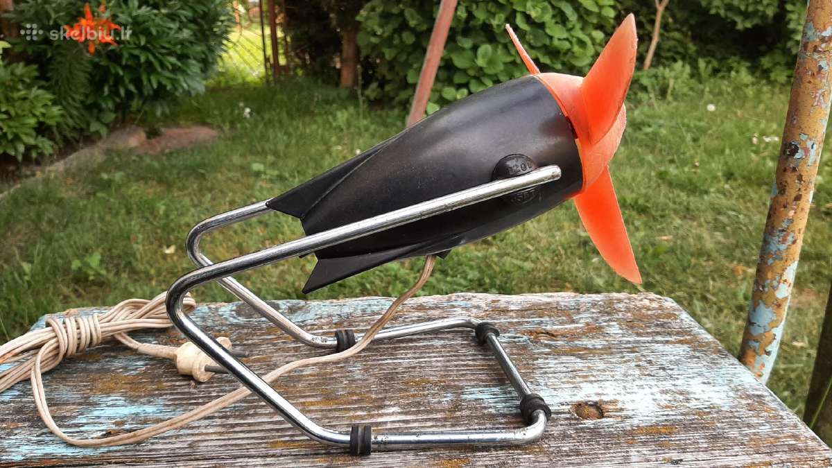 Antikvarinis mid century ventiliatorius bakelitas - nuotraukos Nr. 5