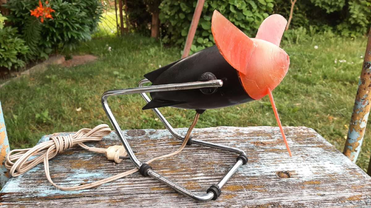 Antikvarinis mid century ventiliatorius bakelitas - nuotraukos Nr. 7