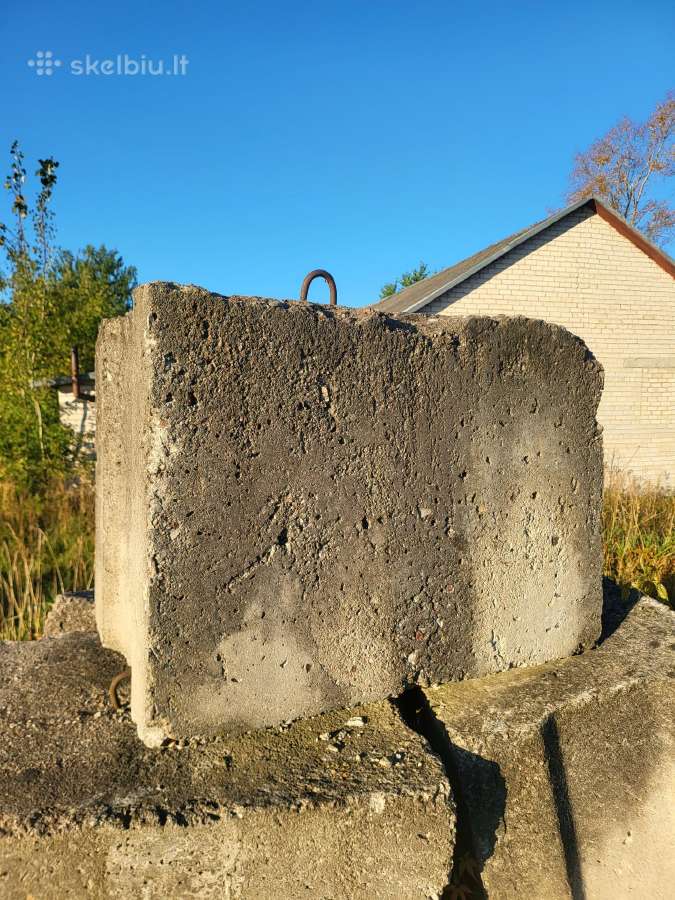 Parduodu pamatinius bloku ir perdangos plokstes