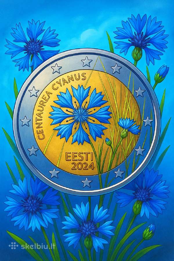 Estija 2024 2 eur ritinėlis roll