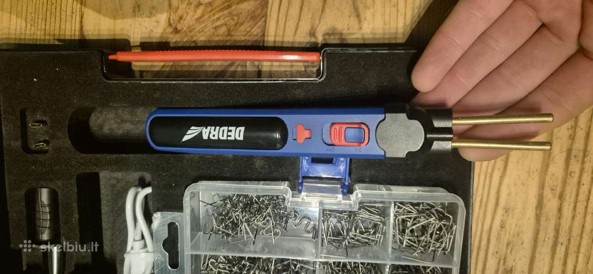 Akumuliatorinis plastiko suvirinimo aparatas Dedra