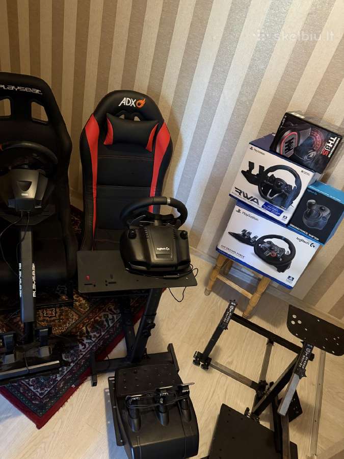 Playseat , stovai , g29 vairai , playstation wheel - nuotraukos Nr. 2