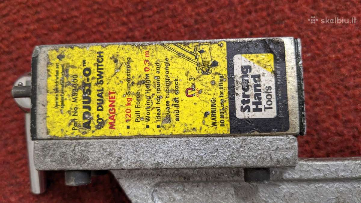 Suvirinimo magnetas on/off 330x330mm 120kg - nuotraukos Nr. 3