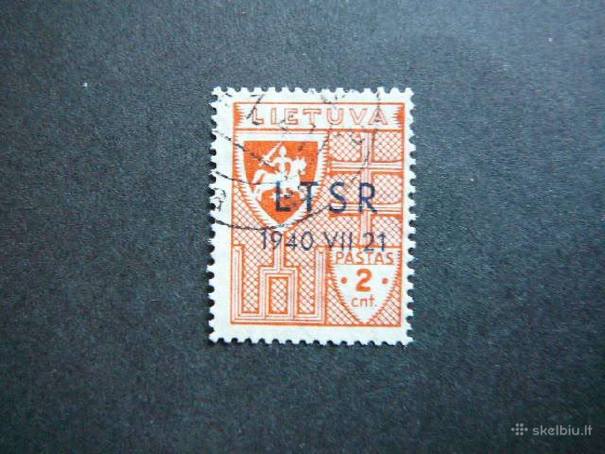 Lietuva 1940 Ltsr - okupacija antsp. lit449a