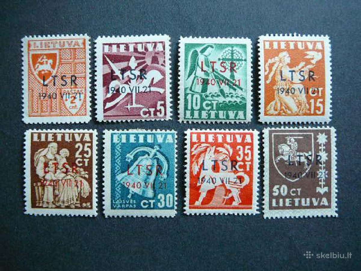 Lietuva 1940 Ltsr - okupacija Mlh s449/6d