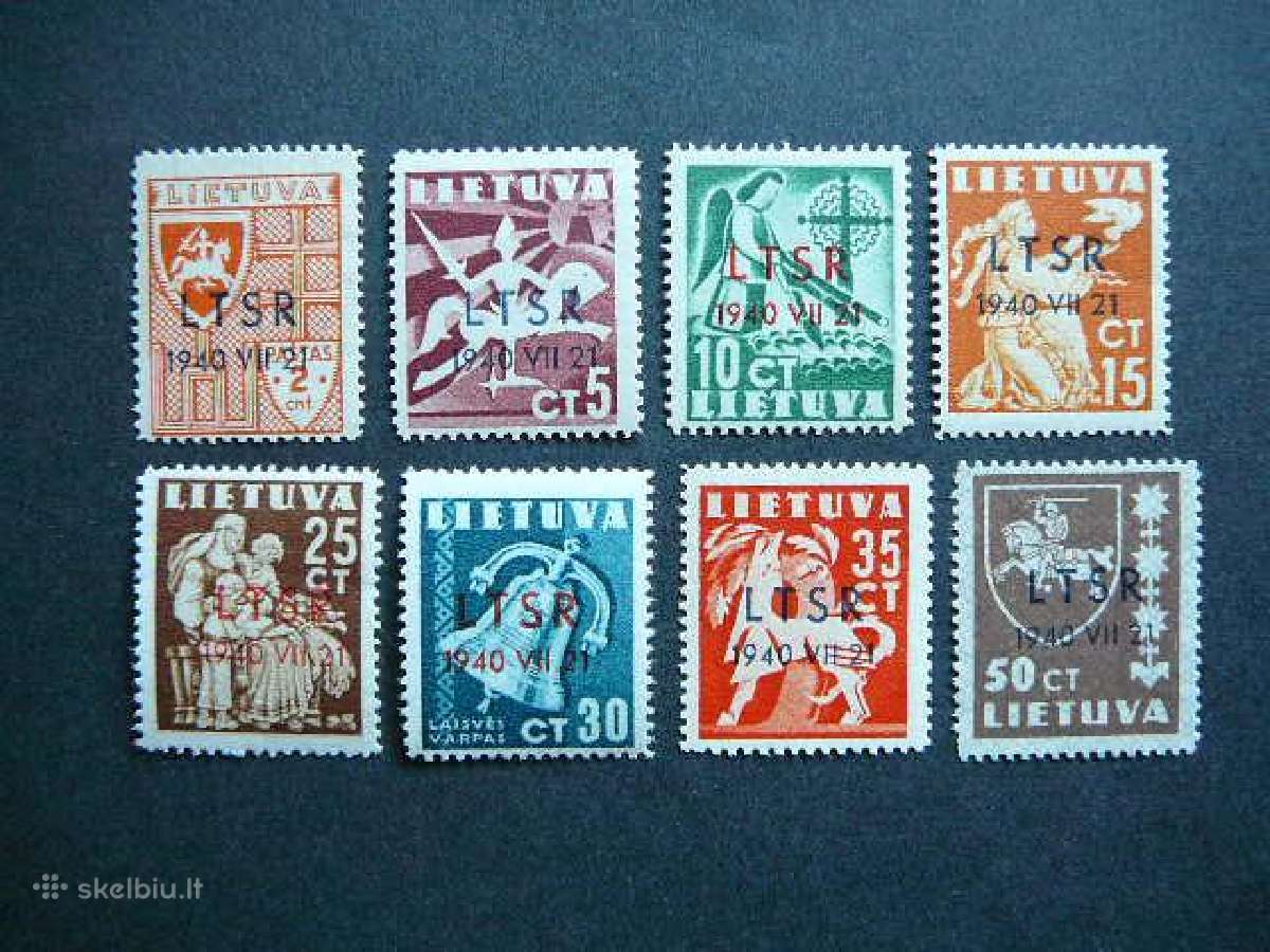 Lietuva 1940 Ltsr - okupacija Mnh s449/6m