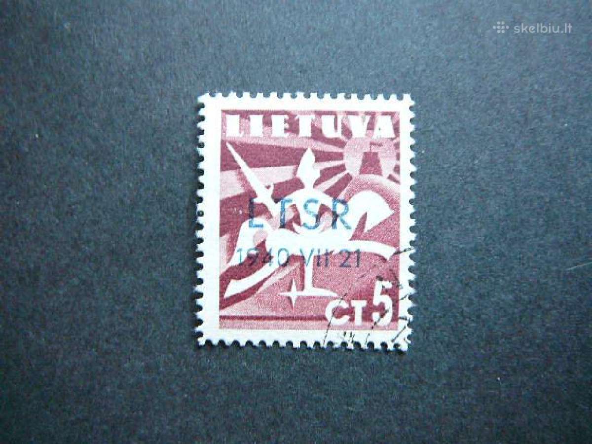 Lietuva 1940 Ltsr - okupacija antsp. lit450a