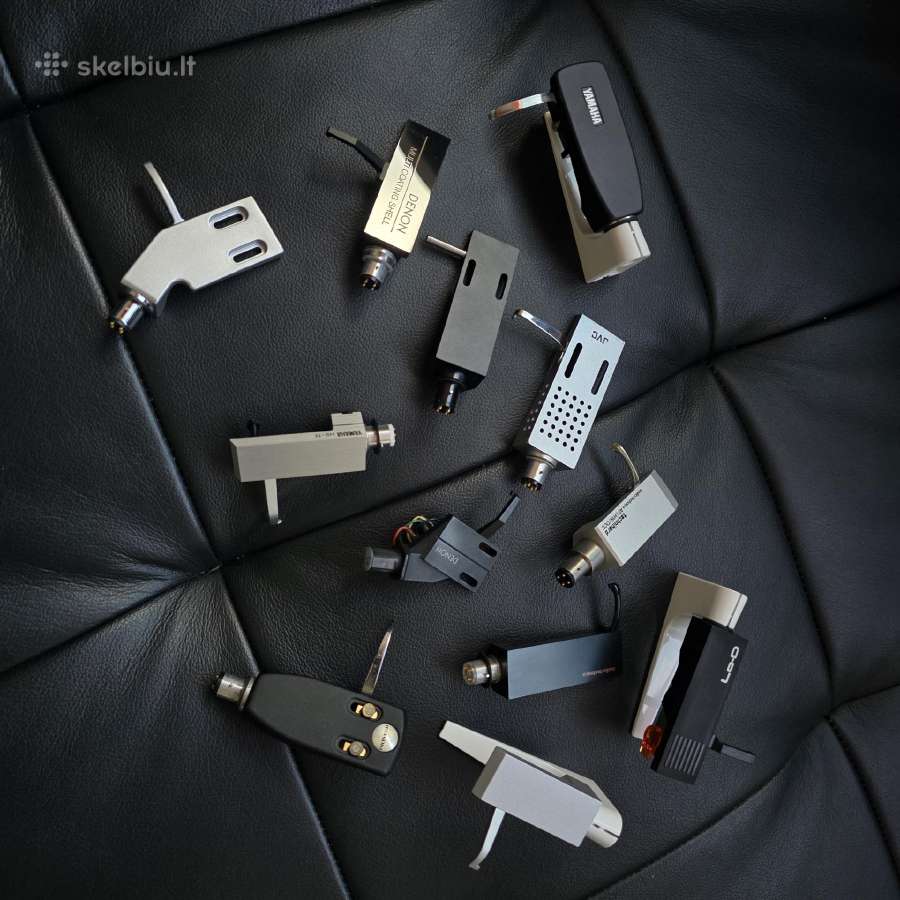 Headshell, stylus, cartridge, 45rpm, stabilizer.