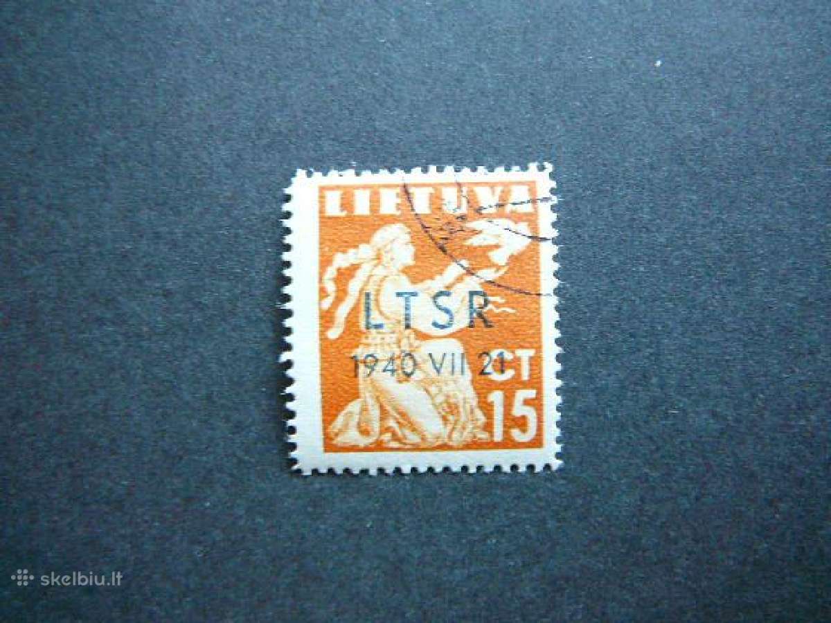 Lietuva 1940 Ltsr - okupacija antsp. lit452a