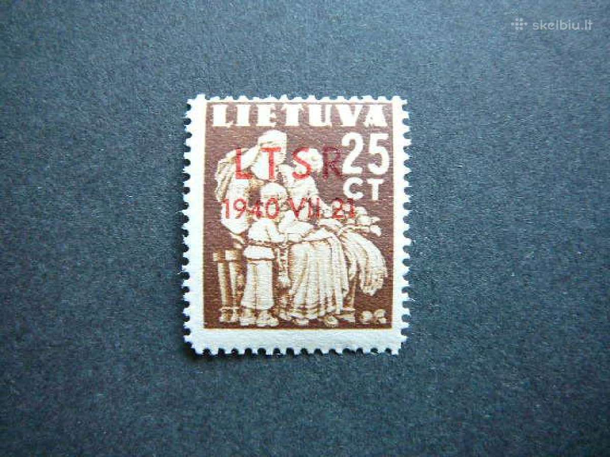 Lietuva 1940 Ltsr - okupacija Mlh lit453sp