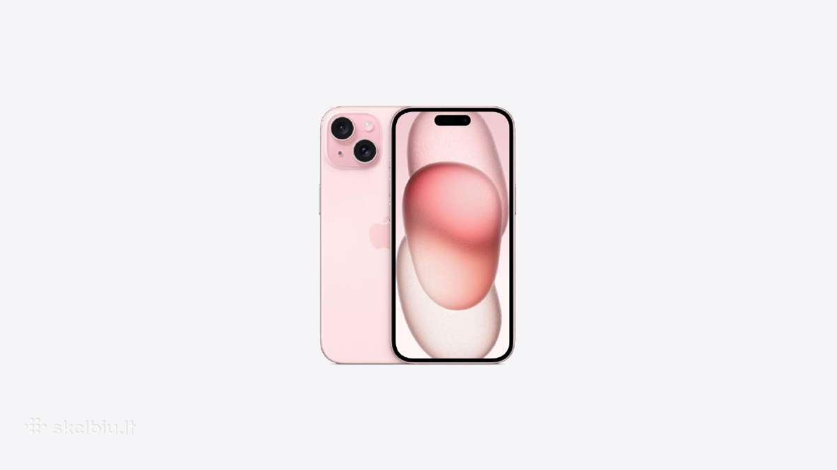 Naujas Apple iPhone 15/128gb, 3 Spalvu - nuotraukos Nr. 3