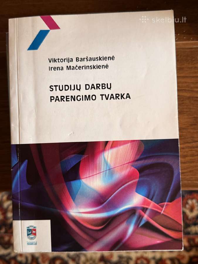 Studijų darbų parengimo tvarka