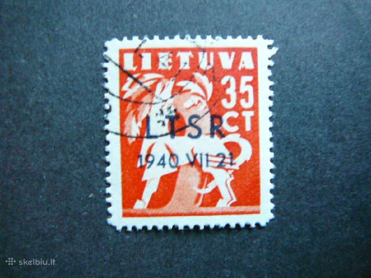Lietuva 1940 Ltsr - okupacija antsp. lit455a