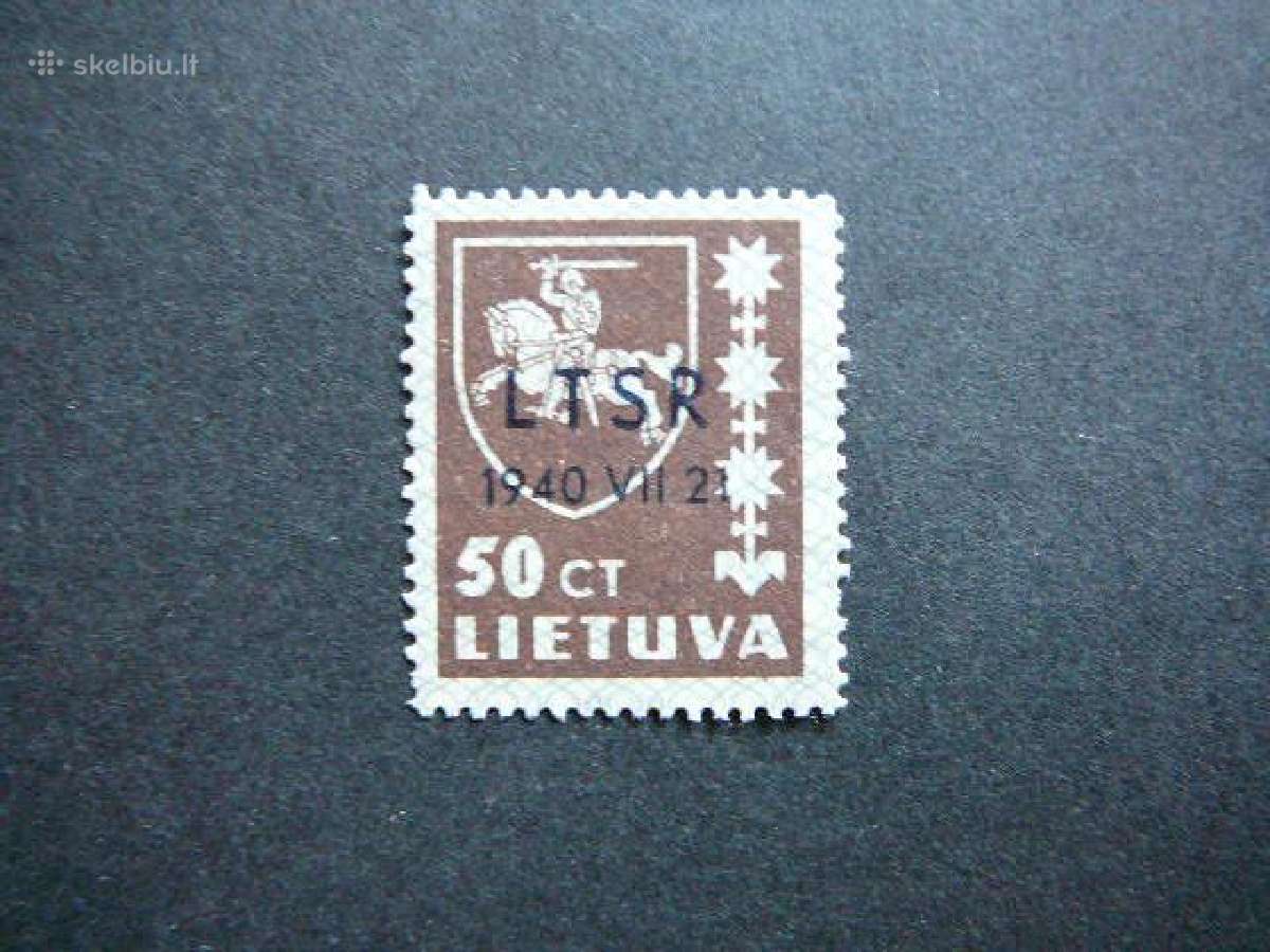 Lietuva 1940 Ltsr - okupacija Mlh lit456sp