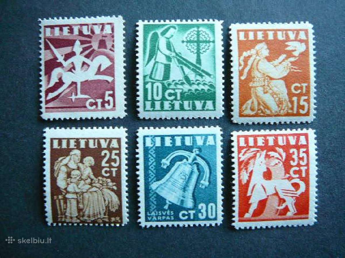 Lietuva 1940 Taikos laida svarus Mnh s437/2s