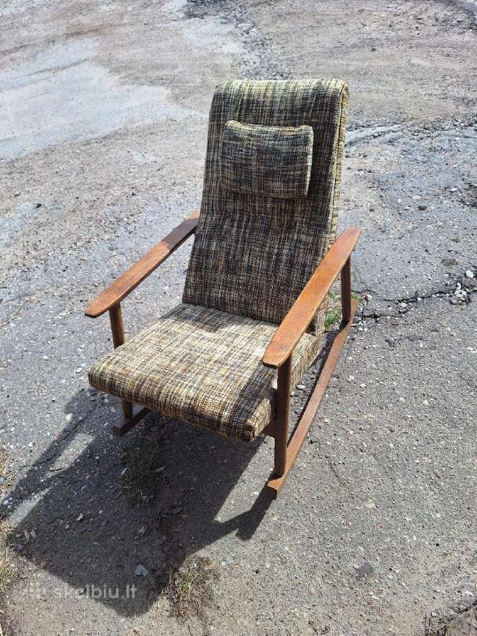 Supama kėdė. mid century - nuotraukos Nr. 4