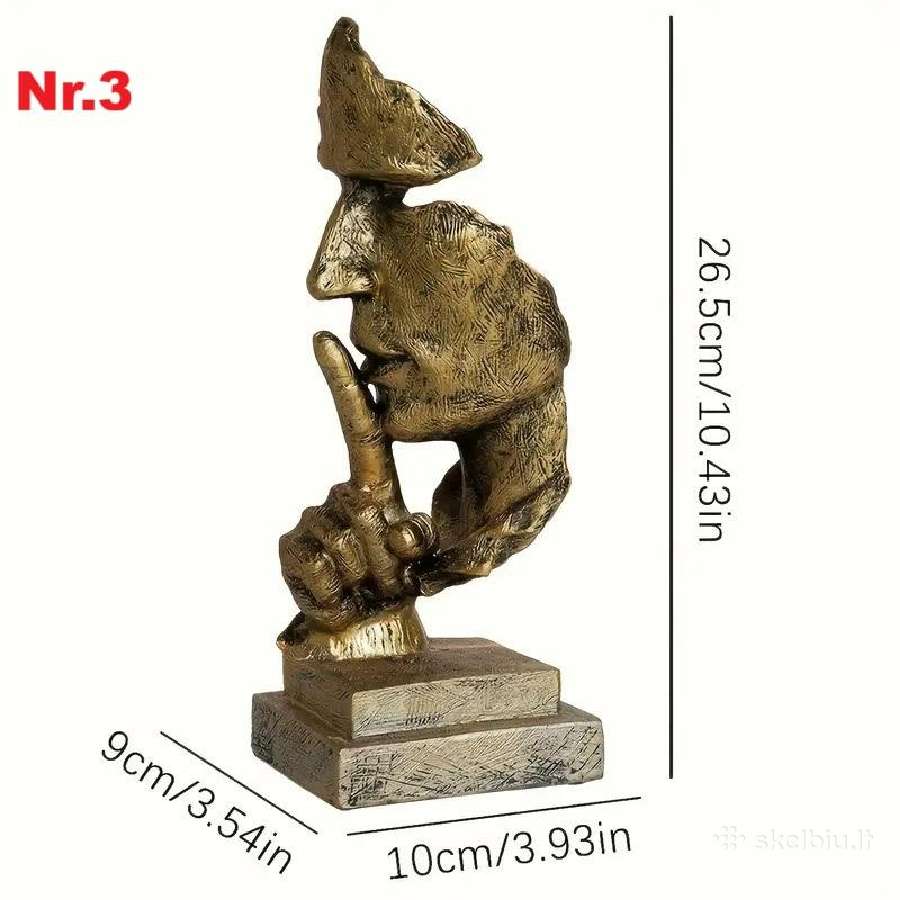 Meniškos skulptūros - Nematau, Negirdžiu, Nekalbu - nuotraukos Nr. 20