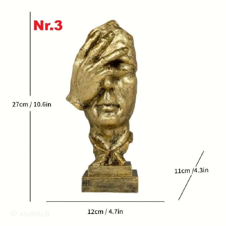 Meniškos skulptūros - Nematau, Negirdžiu, Nekalbu - nuotraukos Nr. 21