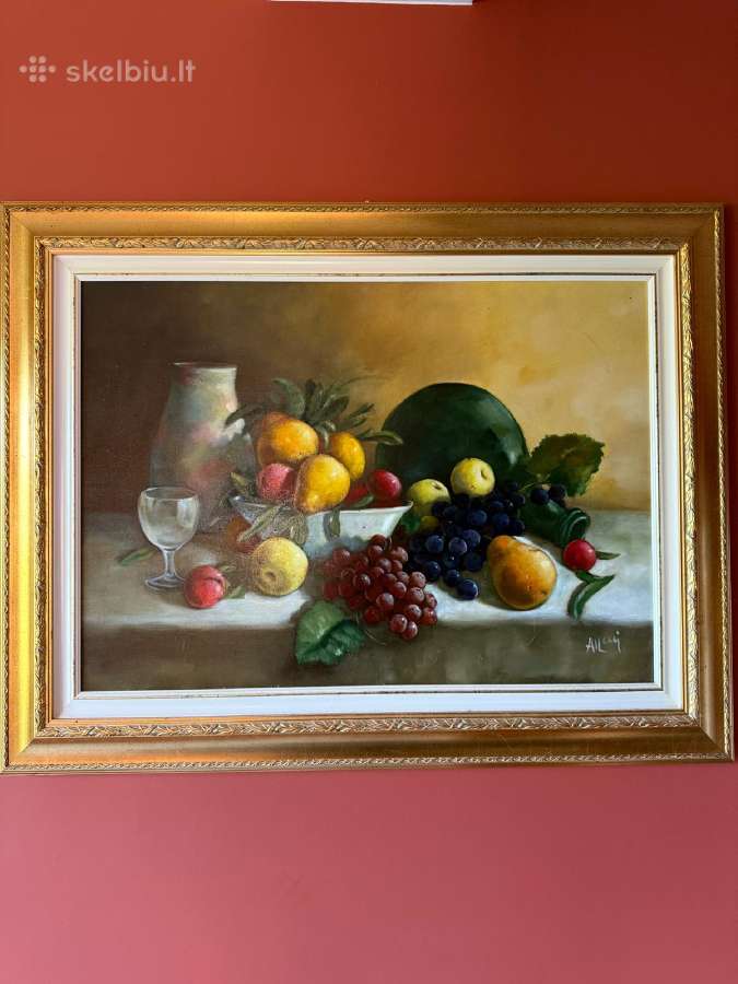 Parduodamas paveikslas su dailiu rėmeliu