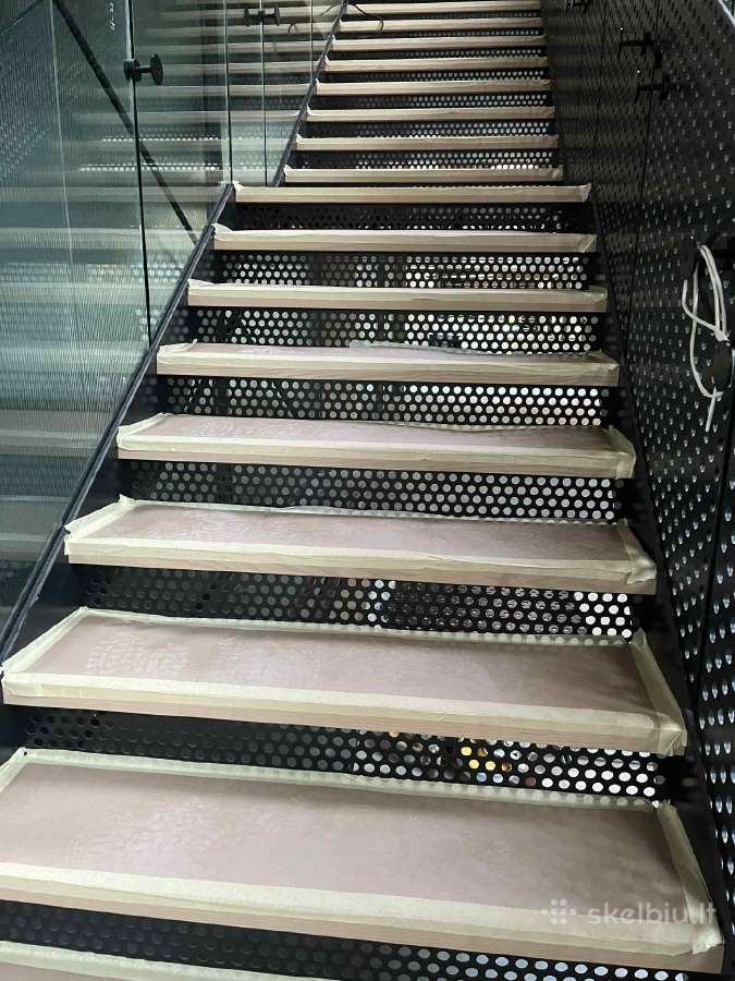Laiptų pakopos laiptasijos metaliniai laiptams - nuotraukos Nr. 4