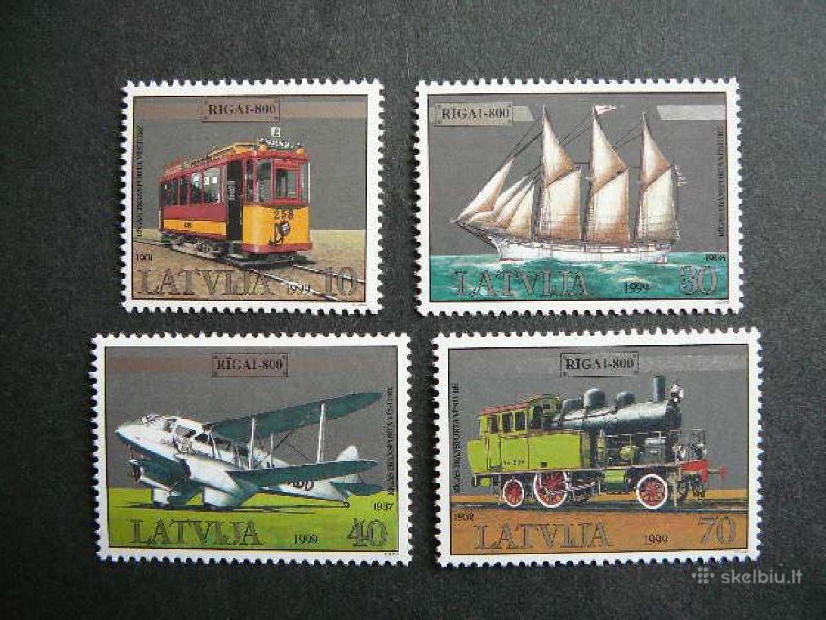Latvija 1999 Laivai Lektuvai Garveziai Mnh lv501