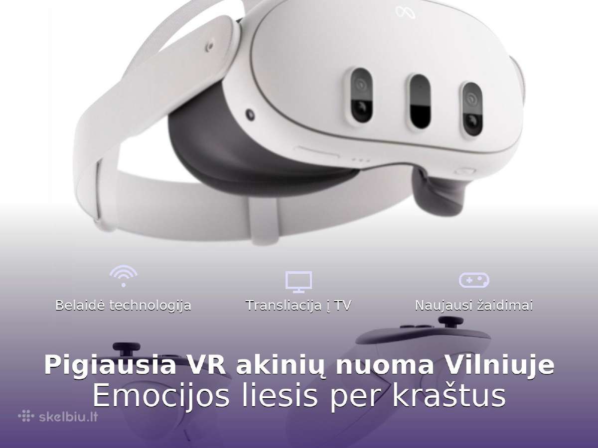 Naujausi Vr akiniai Oculus Quest 3