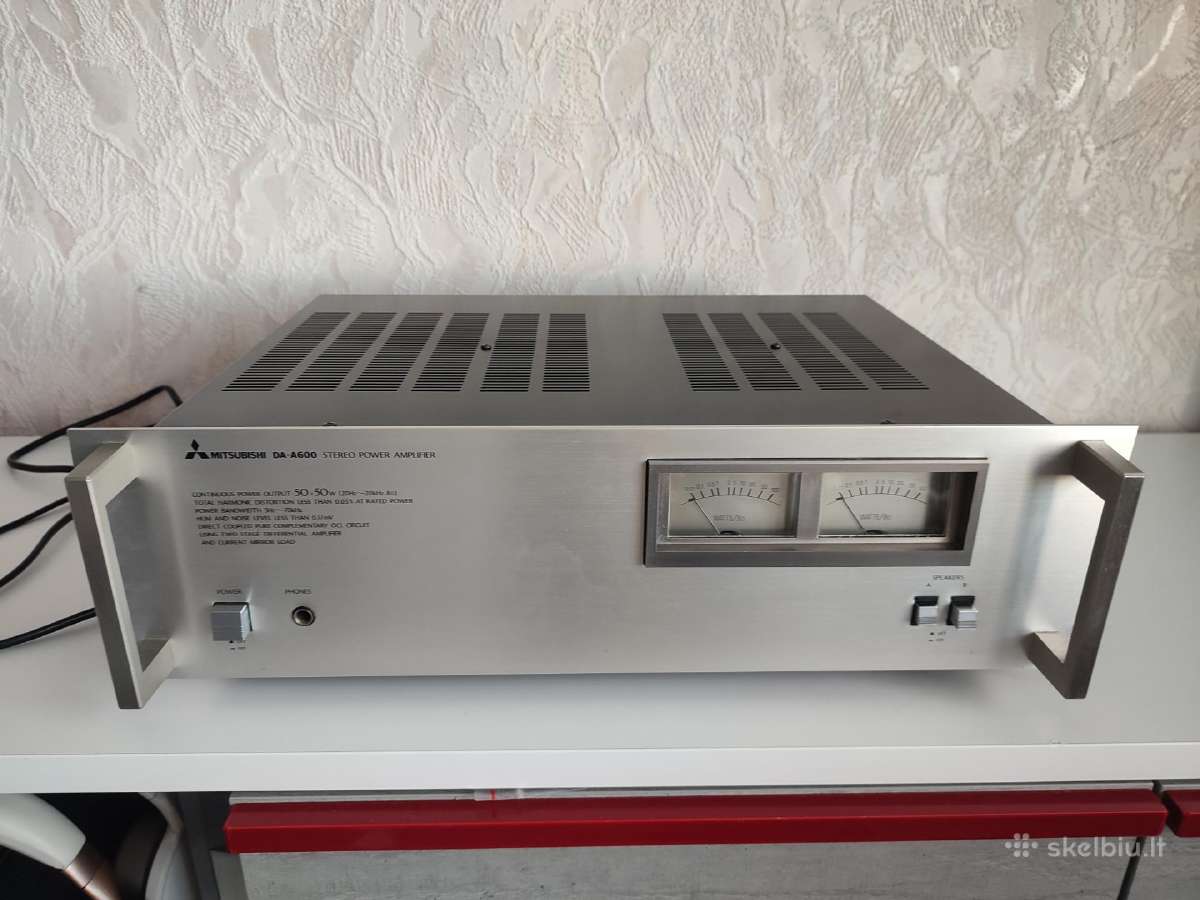 Mitsubishi Da-a600 vintažinis galios stiprintuvas
