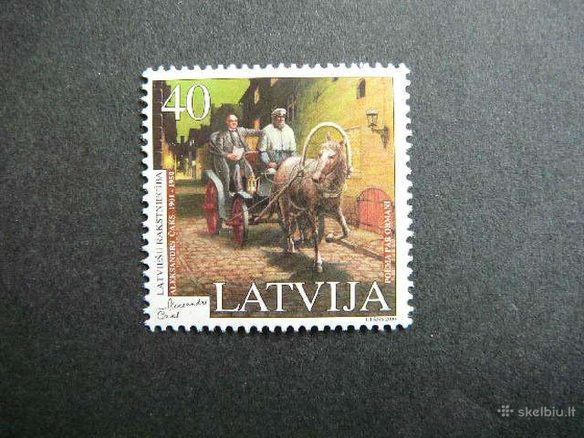 Latvija Rasytojas Arkliai 2000 Mnh lv518