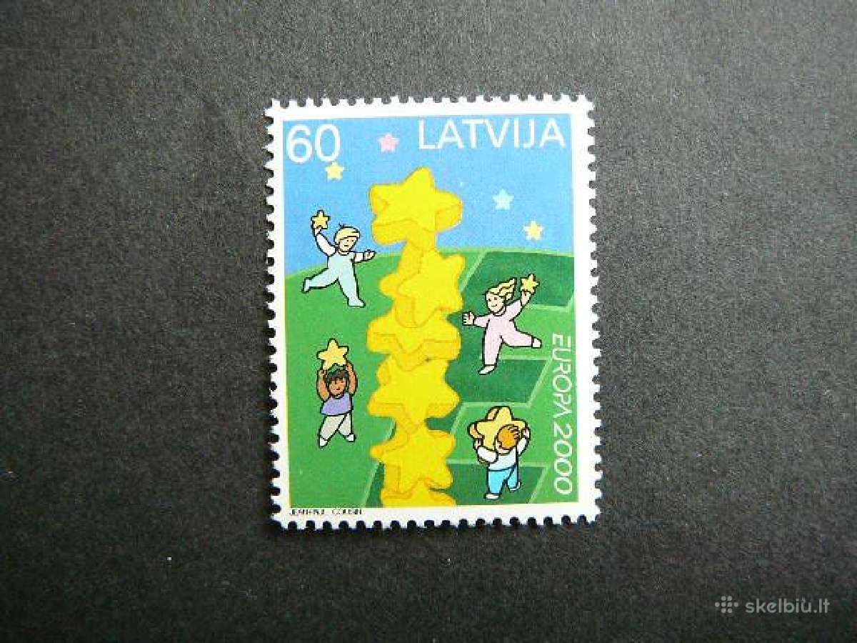 Latvija Europa Vaikai 2000 Mnh llt519