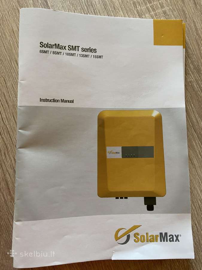 Inverteris Solarmax 8 Smt - nuotraukos Nr. 5
