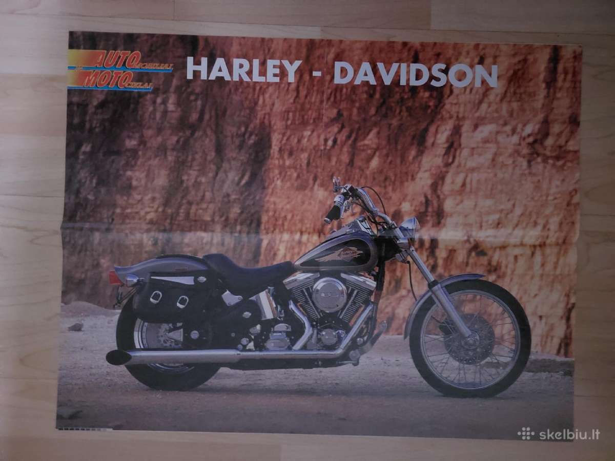 Harley-davidson plakatas